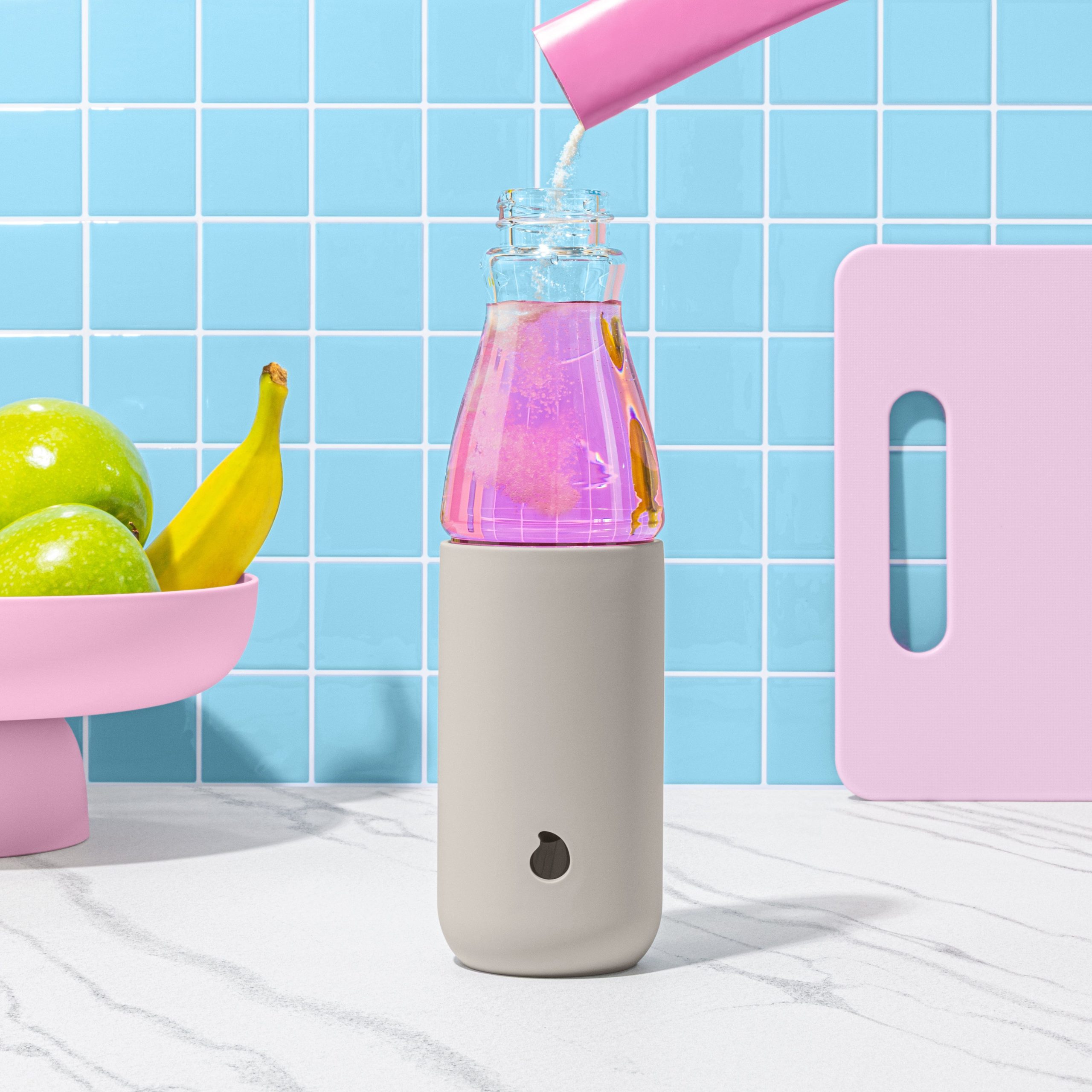 Glass Original Bottle | 18oz Lunar Grey - Image 2