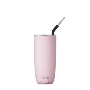 Tumbler with Straw | 24oz Pink Topaz