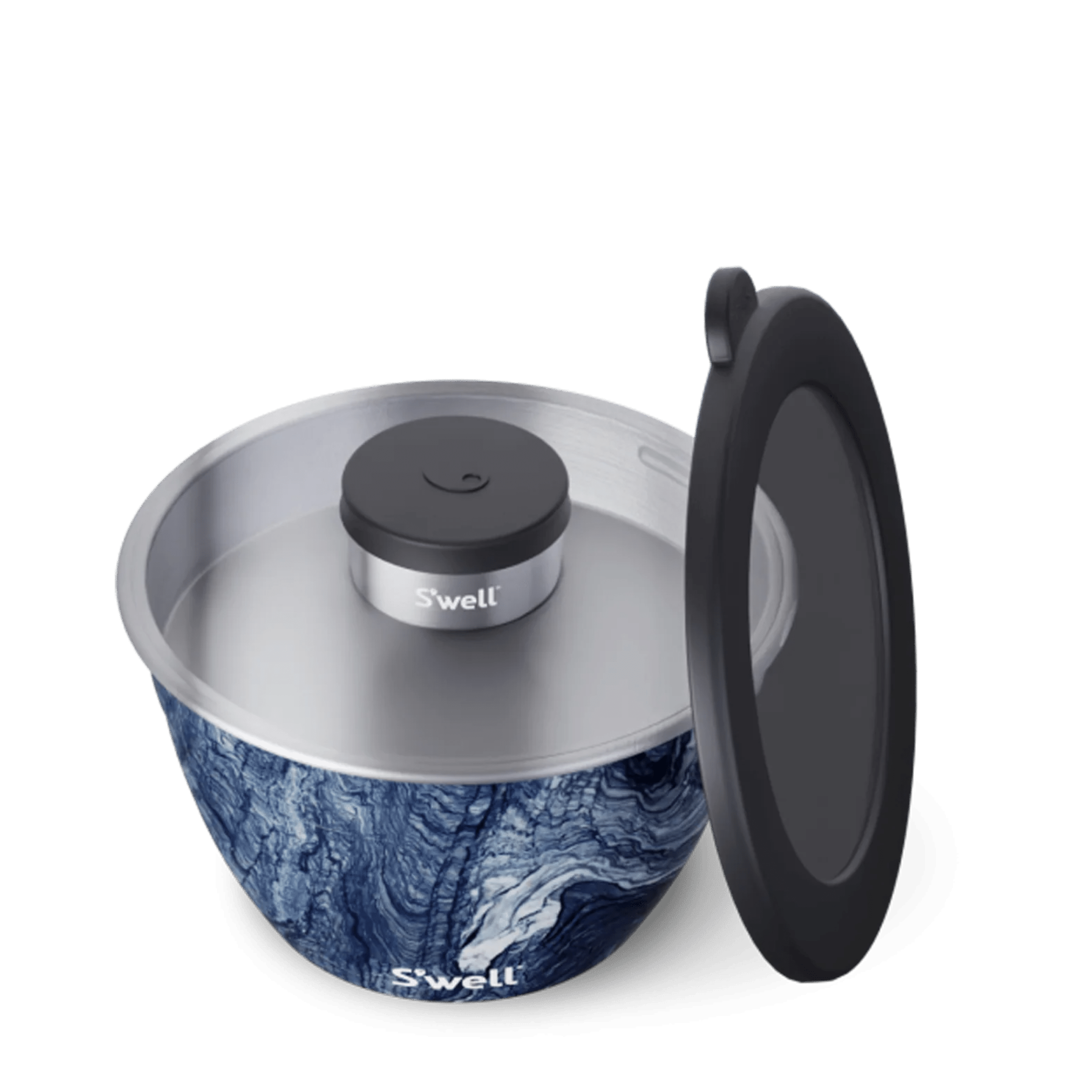 Salad Bowl Kit | 64oz Azurite Marble - Image 3