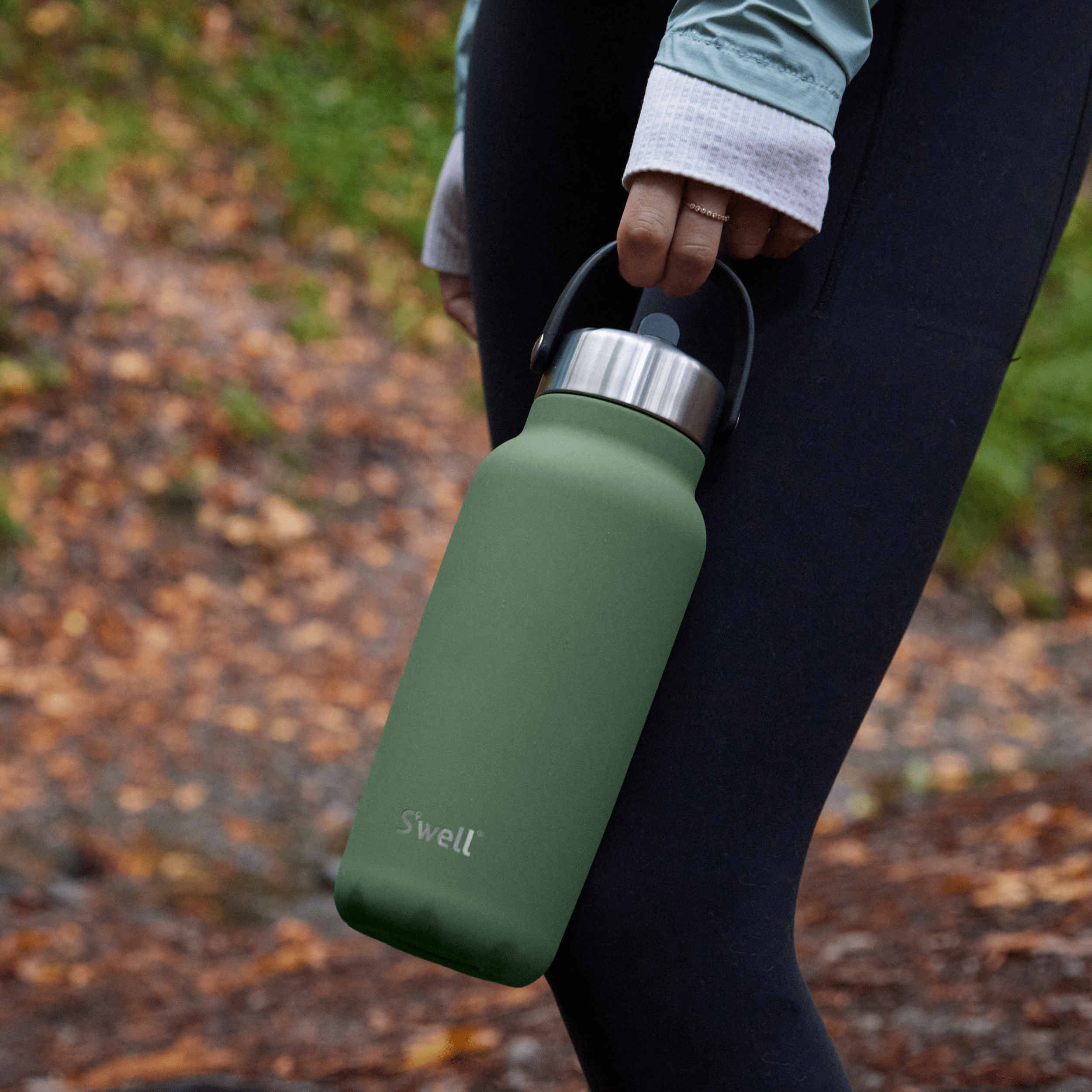 Explorer with Flip Straw Lid | 32oz Green Jasper - Image 2