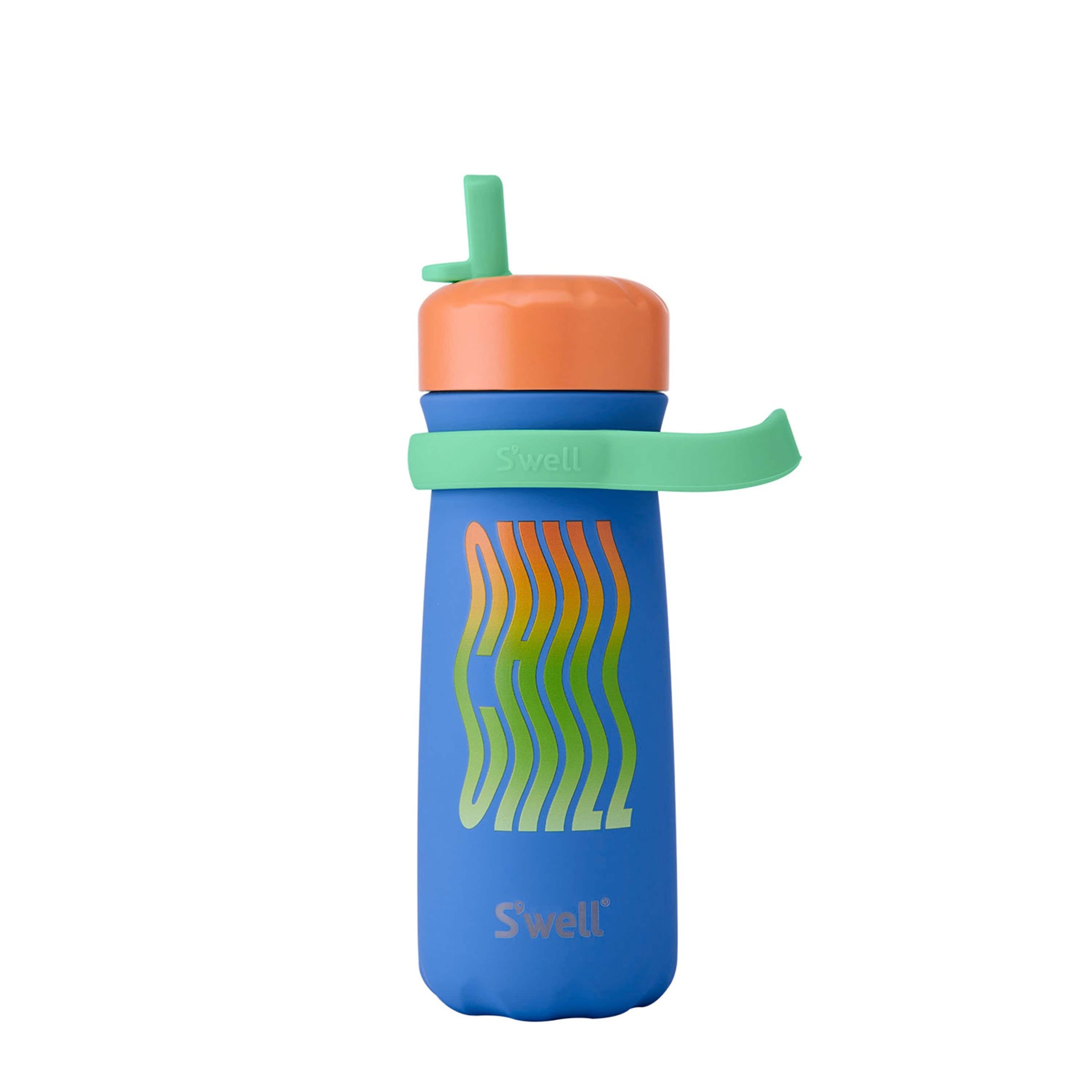 Traveler with Flip Straw Lid | 16oz Blue Chill
