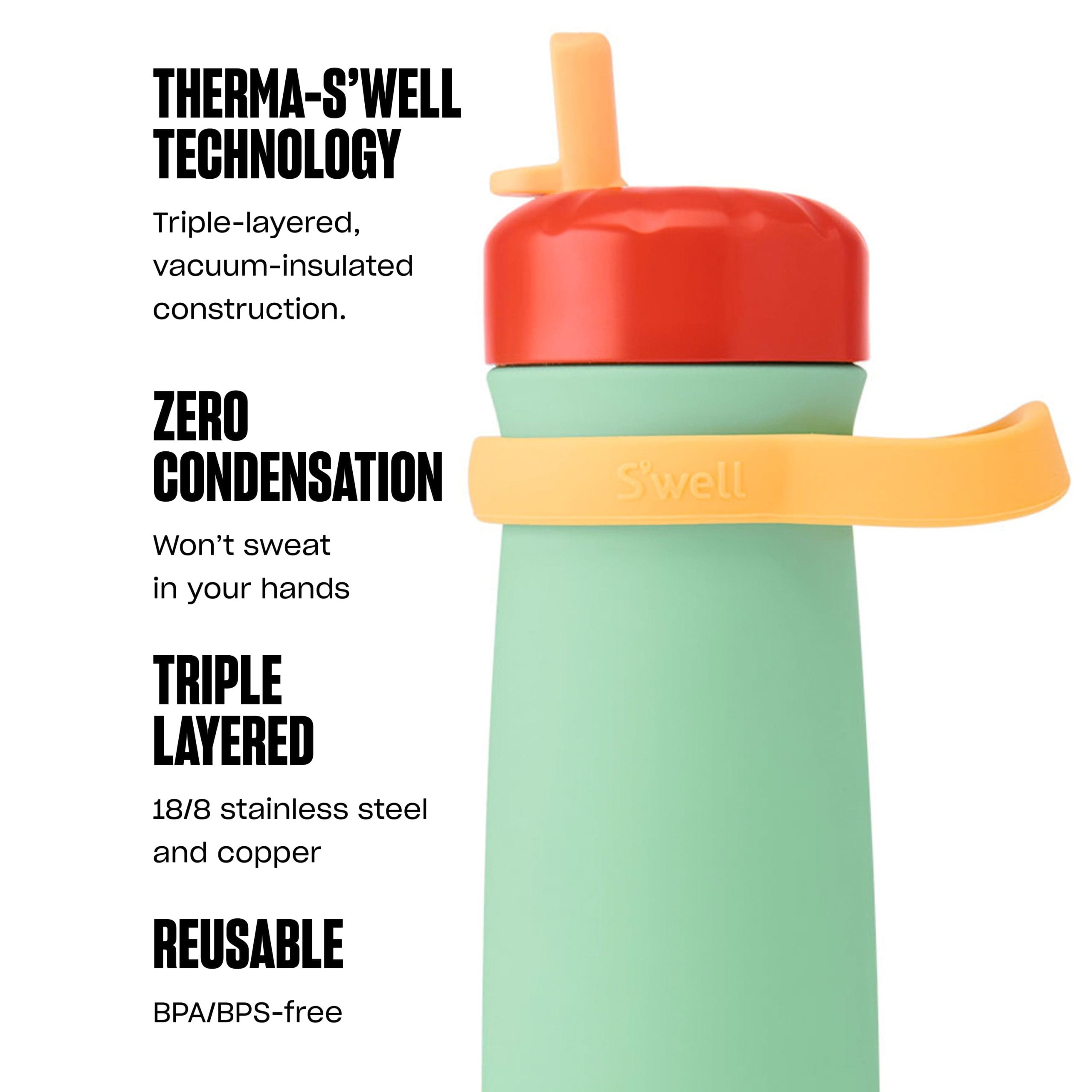 Traveler with Flip Straw Lid | 16oz Blue Chill - Image 8
