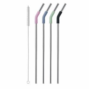 40oz Tumbler XL Stainless Steel Straw Set