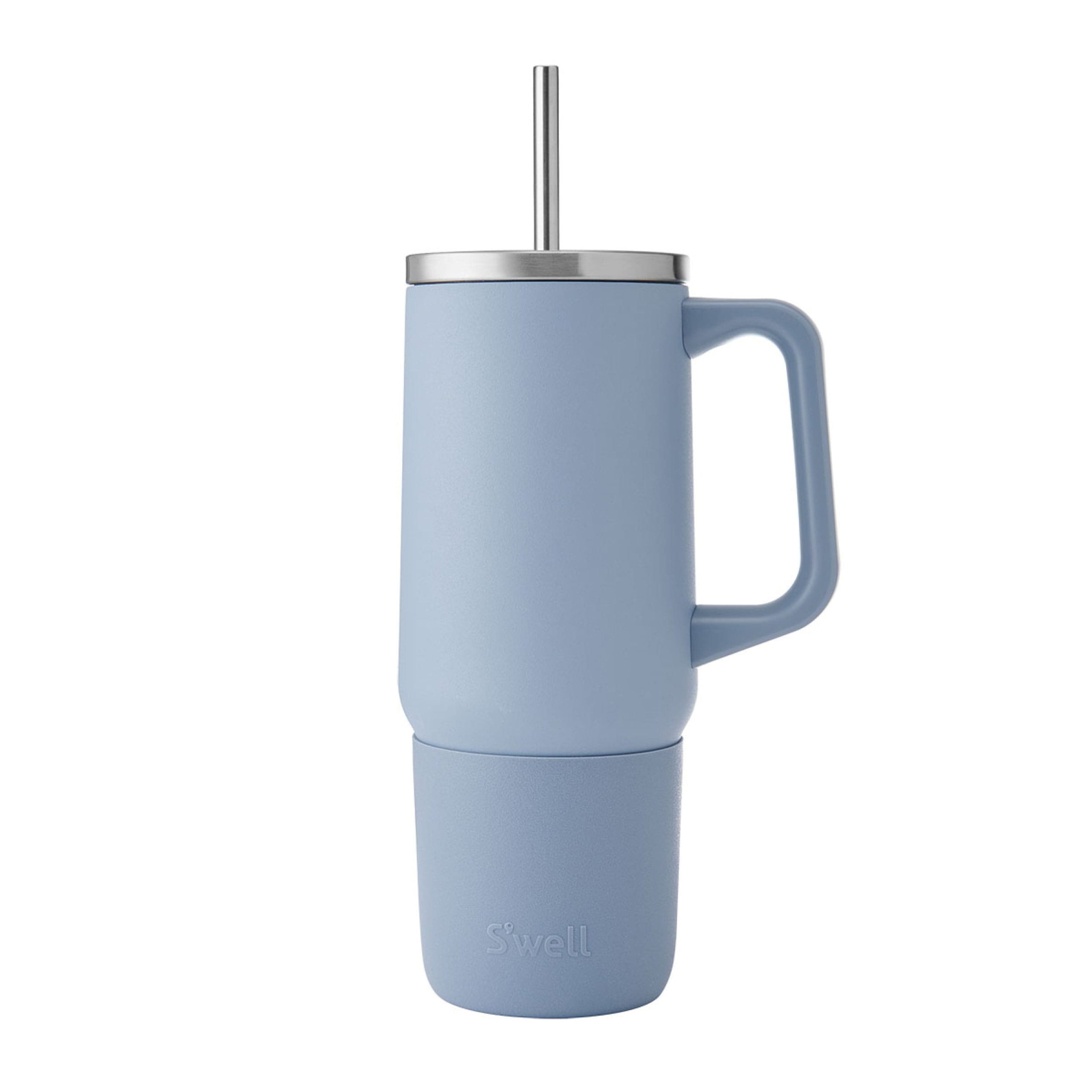 40oz Tumbler XL Bumper Hydrangea Blue - Image 3
