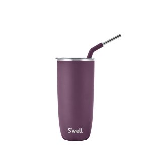 Tumbler with Straw | 24oz Plum
